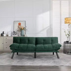 Divano letto moderno Okak Futon, divano letto matrimoniale convertibile reclinabile per piccoli appartamenti, soggiorno