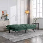 Divano letto moderno Okak Futon, divano letto matrimoniale convertibile reclinabile per piccoli appartamenti, soggiorno