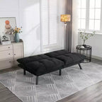 Divano letto moderno Okak Futon, divano letto matrimoniale convertibile reclinabile per piccoli appartamenti, soggiorno