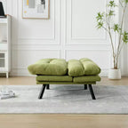 Divano letto moderno Okak Futon, divano letto matrimoniale convertibile reclinabile per piccoli appartamenti, soggiorno