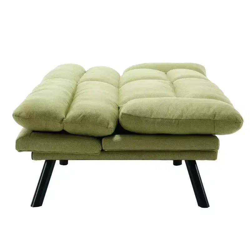 Divano letto moderno Okak Futon, divano letto matrimoniale convertibile reclinabile per piccoli appartamenti, soggiorno