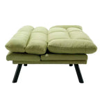 Divano letto moderno Okak Futon, divano letto matrimoniale convertibile reclinabile per piccoli appartamenti, soggiorno