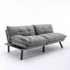 Divano letto moderno Okak Futon, divano letto matrimoniale convertibile reclinabile per piccoli appartamenti, soggiorno