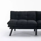 Divano letto moderno Okak Futon, divano letto matrimoniale convertibile reclinabile per piccoli appartamenti, soggiorno