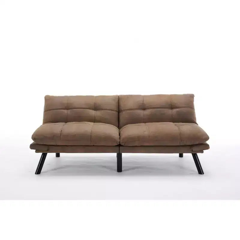 Divano letto moderno Okak Futon, divano letto matrimoniale convertibile reclinabile per piccoli appartamenti, soggiorno