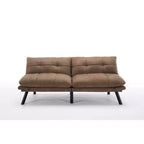 Divano letto moderno Okak Futon, divano letto matrimoniale convertibile reclinabile per piccoli appartamenti, soggiorno