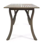 Okak Boho Tavolo Consolle da Esterno Artigianale Tavolini Laterali con Struttura in Acciaio Inox Tavolino da Giardino per Patio Esterno e Interno Balcone Cortile