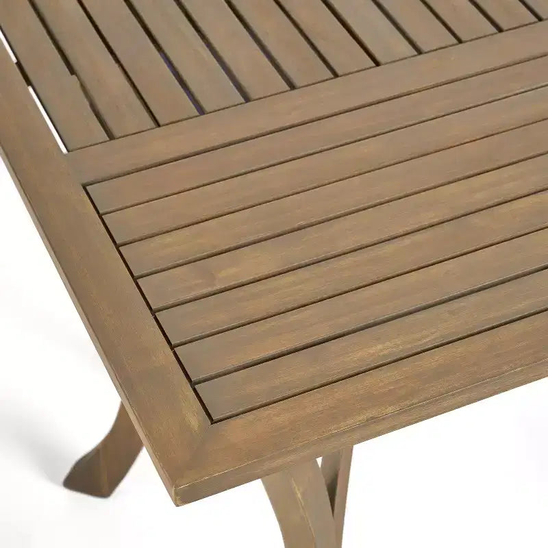 Okak Boho Tavolo Consolle da Esterno Artigianale Tavolini Laterali con Struttura in Acciaio Inox Tavolino da Giardino per Patio Esterno e Interno Balcone Cortile