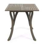 Okak Boho Tavolo Consolle da Esterno Artigianale Tavolini Laterali con Struttura in Acciaio Inox Tavolino da Giardino per Patio Esterno e Interno Balcone Cortile