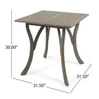 Okak Boho Tavolo Consolle da Esterno Artigianale Tavolini Laterali con Struttura in Acciaio Inox Tavolino da Giardino per Patio Esterno e Interno Balcone Cortile