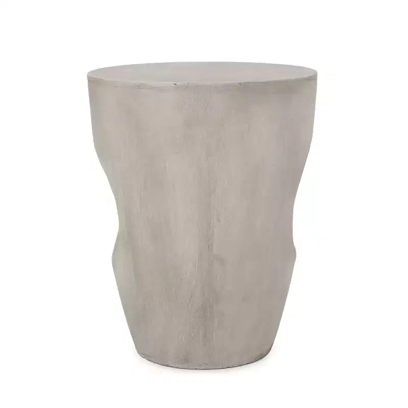 Christopher Knight Home Sirius Table d'appoint d'extérieur contemporaine en béton léger
