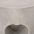 Christopher Knight Home Sirius Table d'appoint d'extérieur contemporaine en béton léger
