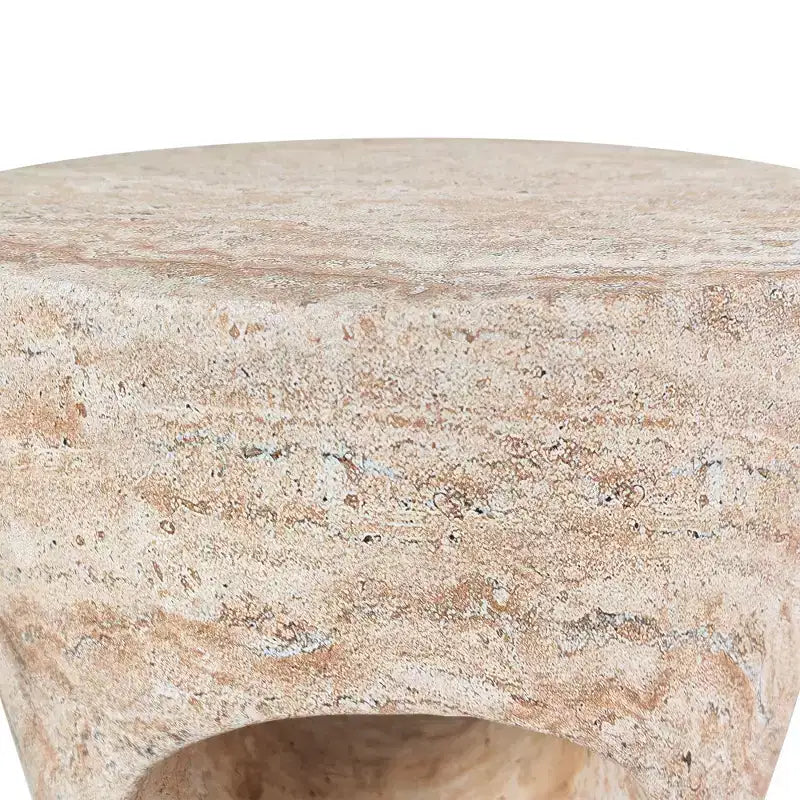 Christopher Knight Home Sirius Table d'appoint d'extérieur contemporaine en béton léger