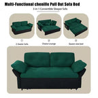 GDFStudio Tachi Moderno Divano Letto Convertibile Queen Size Multifunzione da 188 cm con Rivestimento in ciniglia