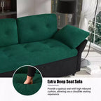 GDFStudio Tachi Moderno Divano Letto Convertibile Queen Size Multifunzione da 188 cm con Rivestimento in ciniglia