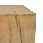 Christopher Knight Home Sinestrea Tavolino Moderno in Cemento Leggero con Colonna Quadrata per Patio