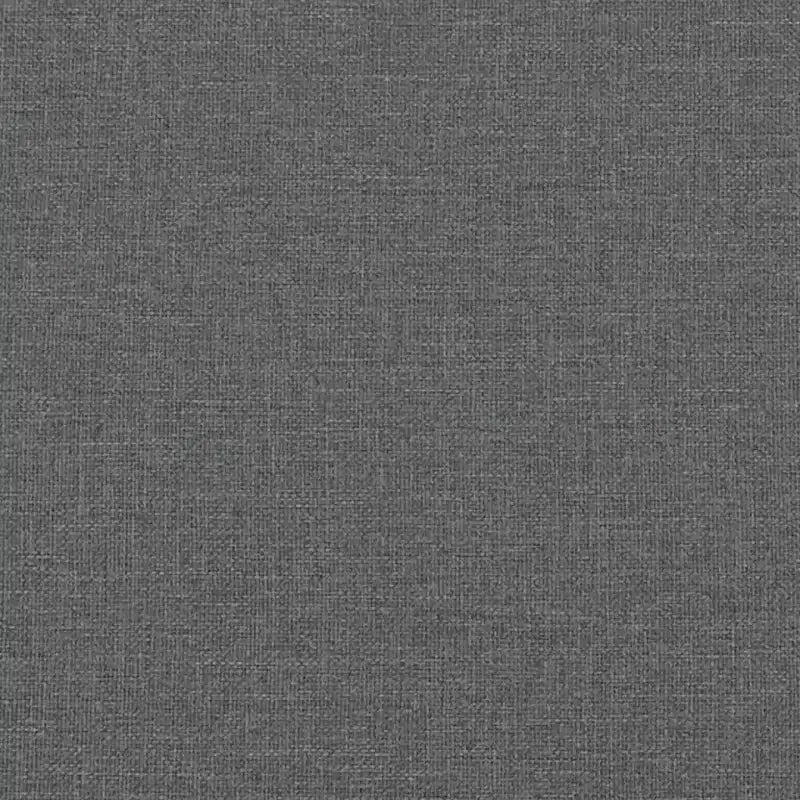 vidaXL Canapé-lit d'angle Gris foncé