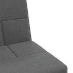 vidaXL Canapé-lit d'angle Gris foncé