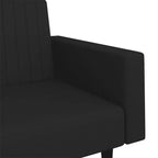vidaXL Divano letto a 2 posti in velluto blu - Divanetto trasformabile per soggiorno, dormitorio, ufficio - Letto imbottito con struttura in legno, misura singola
