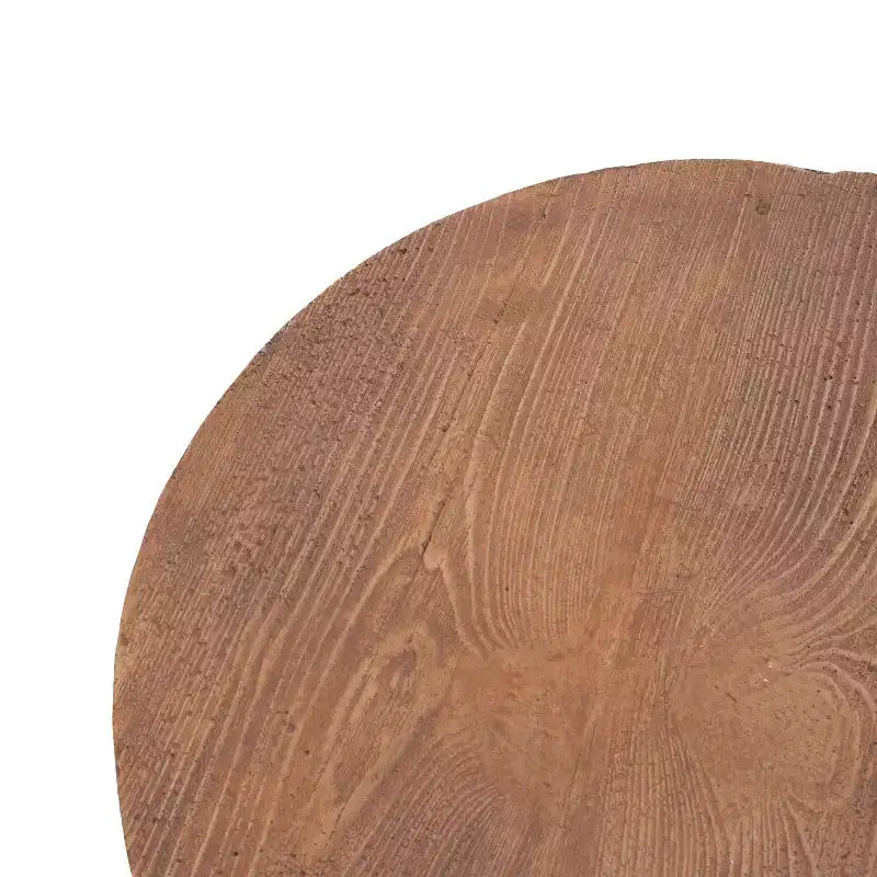 Christopher Knight Home Gorou Table d'appoint d'extérieur rustique tripode en béton léger