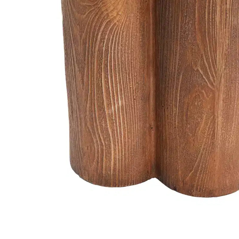 Christopher Knight Home Gorou Table d'appoint d'extérieur rustique tripode en béton léger