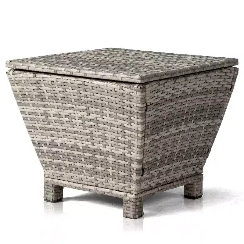 Karl Home Patio Gray Square Side Table