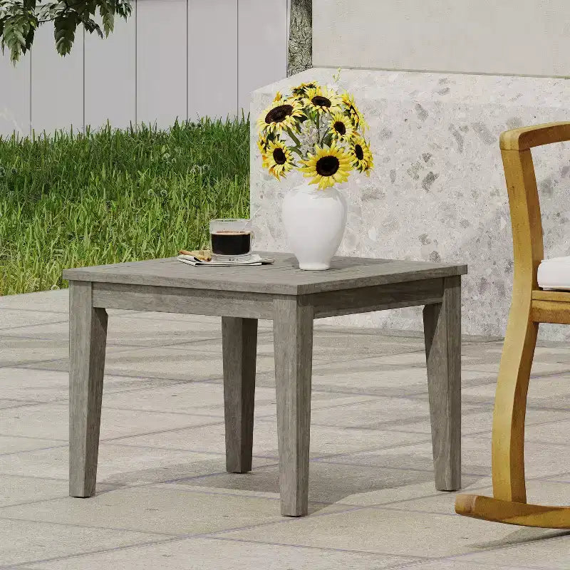Christopher Knight Home Hampton Table d'appoint d'extérieur en bois d'acacia