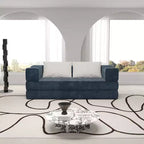 Canapé-lit convertible Whisen 80 places avec 2 oreillers, matelas de sol pliant King size et tissu chenille