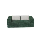 Canapé-lit convertible Whisen 80 places avec 2 oreillers, matelas de sol pliant King size et tissu chenille