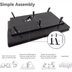 Dyonery 71 Divano Letto Futon, Accogliente Divanetto Convertibile, Divano in Tessuto Lino con Schienale e Braccioli Regolabili per Soggiorno, Camera degli Ospiti - Grigio Chiaro