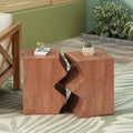 Christopher Knight Home Alfred Modern 2 Piece Outdoor Lightweight Concrete Side Table