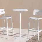 WestinTrends Playa Table ronde réglable en métal, hauteur bar, 41,25 po