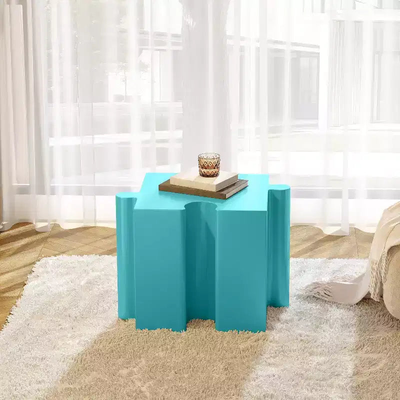 Christopher Knight Home Ava Table d'appoint de patio moderne en béton léger modulable avec bord concave