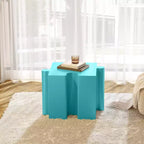 Christopher Knight Home Ava Table d'appoint de patio moderne en béton léger modulable avec bord concave