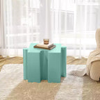 Christopher Knight Home Ava Table d'appoint de patio moderne en béton léger modulable avec bord concave