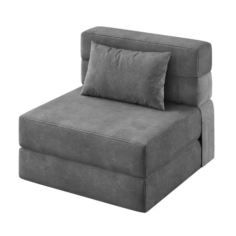 Garvee Folding Sofa Bed Sleeper Chair with Pillow, Foldable Mattress for Living Room, Apartment & Home | 72 or 76-Inch Size Options