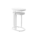 Vicanno Terrazzo Outdoor Nesting Tables - 2 Piece Set - White - SEI