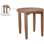 Meridian Furniture, Tavolino da esterno Maui in legno naturale