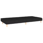 vidaXL Canapé-lit 2 places en velours gris foncé
