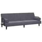 vidaXL Sofa Bed with Armrests Couch Recliner Loveseat Folding Daybed Velvet