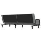 vidaXL Canapé convertible avec accoudoirs Canapé de salon Fauteuil inclinable Causeuse Tissu