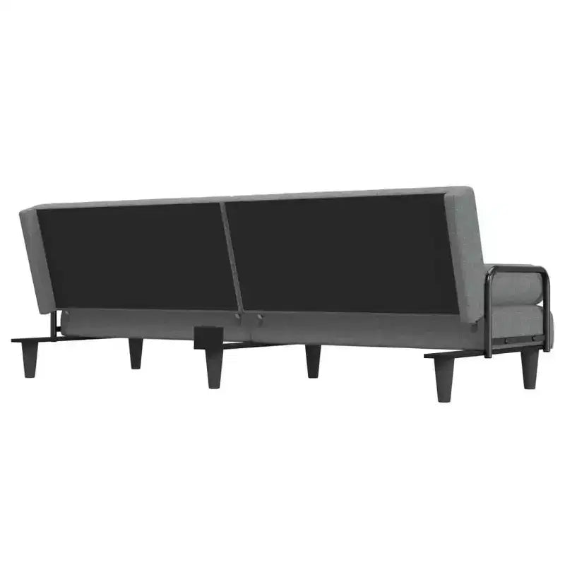 vidaXL Canapé convertible avec accoudoirs Canapé de salon Fauteuil inclinable Causeuse Tissu
