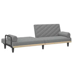 vidaXL Canapé convertible avec accoudoirs Canapé de salon Fauteuil inclinable Causeuse Tissu