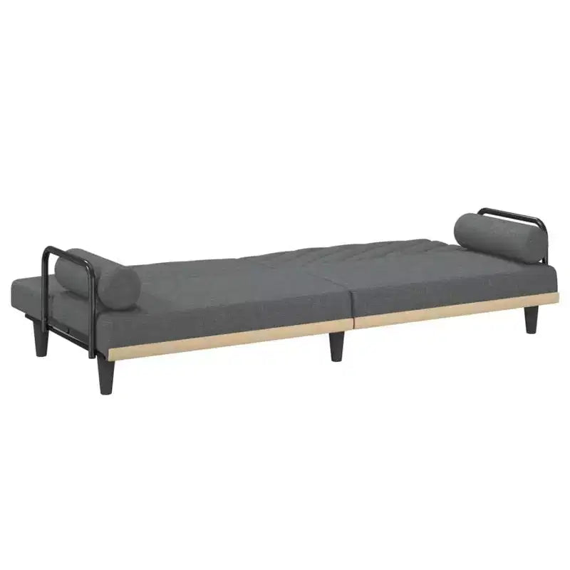 vidaXL Canapé convertible avec accoudoirs Canapé de salon Fauteuil inclinable Causeuse Tissu