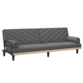 vidaXL Canapé convertible avec accoudoirs Canapé de salon Fauteuil inclinable Causeuse Tissu