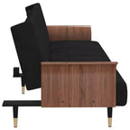 vidaXL Canapé-lit convertible avec porte-gobelets pour salon Velours