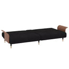 vidaXL Canapé-lit convertible avec porte-gobelets pour salon Velours
