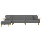 vidaXL Canapé-Lit Convertible pour Salon en Tissu