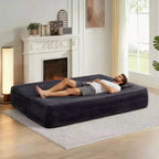 Canapé deux places convertible moderne pliable Okak 2-en-1 avec mousse à mémoire de forme, canapé-lit futon confortable pour salon, appartement