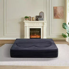 Canapé deux places convertible moderne pliable Okak 2-en-1 avec mousse à mémoire de forme, canapé-lit futon confortable pour salon, appartement